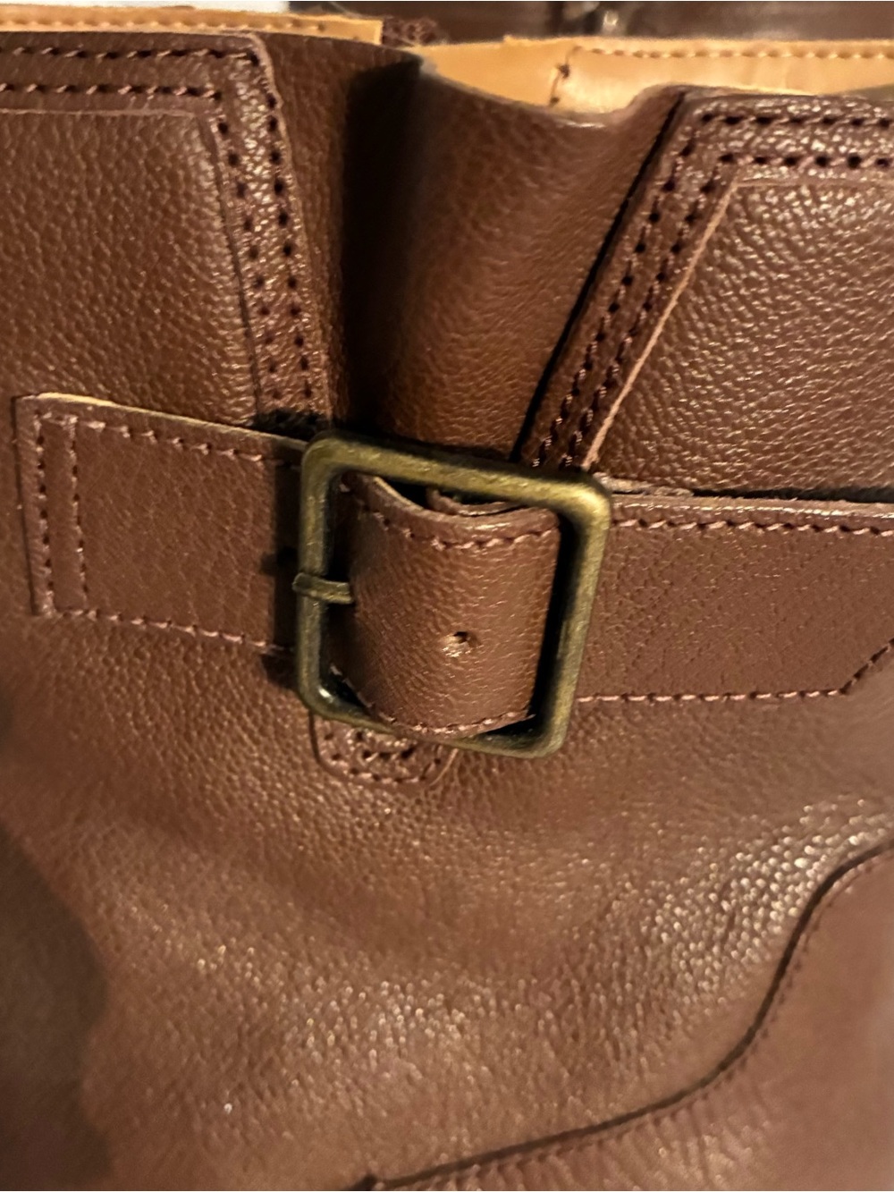 Vionic Brown Leather Side-Zip Ankle Booties New Women’s 10 - Picture 6 of 12